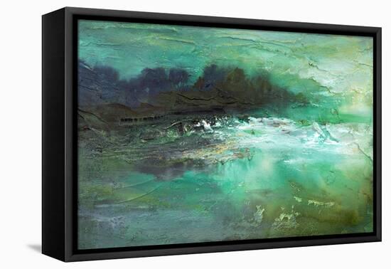 Dusk on the Coast-Sheila Finch-Framed Stretched Canvas