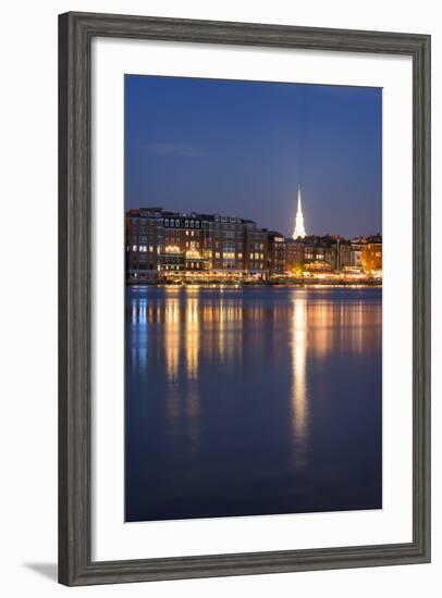 Dusk on the Waterfront-Michael Blanchette Photography-Framed Photographic Print