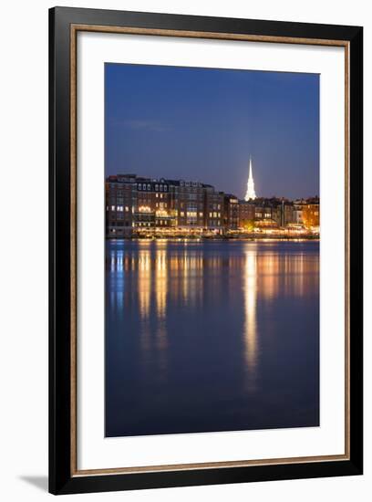 Dusk on the Waterfront-Michael Blanchette Photography-Framed Photographic Print