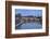 Dusk on Tiber River with Umberto I Bridge and Basilica Di San Pietro in Vatican in Background-Roberto Moiola-Framed Photographic Print