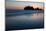 Dusk over James Island at La Push Beach on the the Pacific Northwest, Washington State, United Stat-Martin Child-Mounted Photographic Print