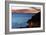 Dusk over the Town of Copacabana and Lake Titicaca-Alex Saberi-Framed Photographic Print