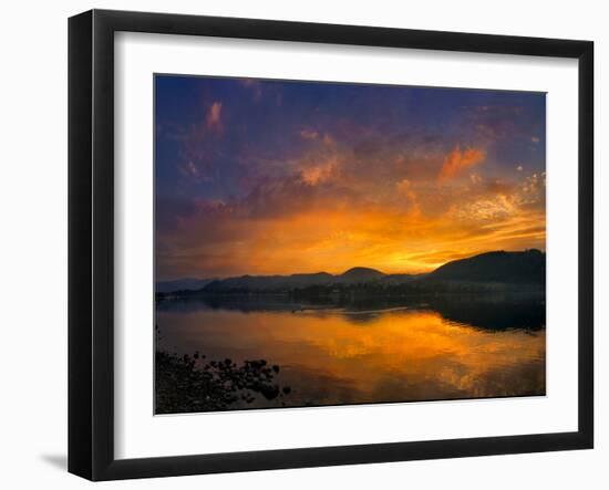 Dusk over Ullswater-Adrian Campfield-Framed Photographic Print