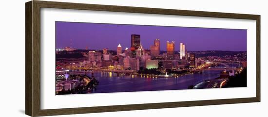 Dusk Pittsburgh Pa, USA-null-Framed Photographic Print