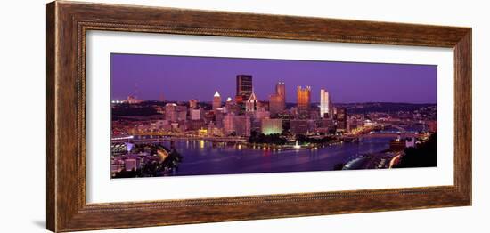 Dusk Pittsburgh Pa, USA-null-Framed Photographic Print