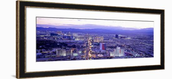 Dusk the Strip Las Vegas Nv, USA-null-Framed Photographic Print