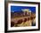 Dusk view of Magere Brug or Skinny Bridge and Amstel River, Netherlands, Holland-Adam Jones-Framed Photographic Print