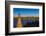 Dusk View over Bay Bridge and Downtown Skyline from Yerba Buena Island, San Francisco, California-Stefano Politi Markovina-Framed Photographic Print