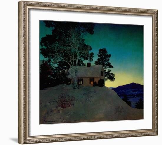 Dusk-Maxfield Parrish-Framed Art Print