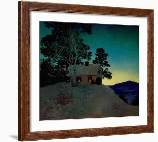 Dusk-Maxfield Parrish-Framed Art Print