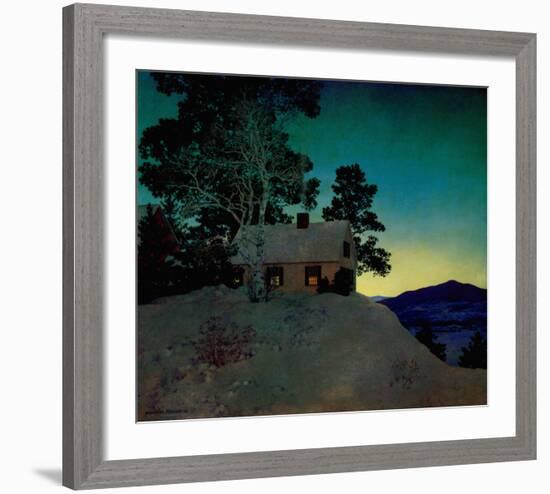 Dusk-Maxfield Parrish-Framed Art Print