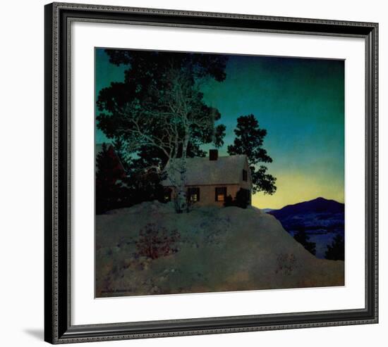 Dusk-Maxfield Parrish-Framed Art Print