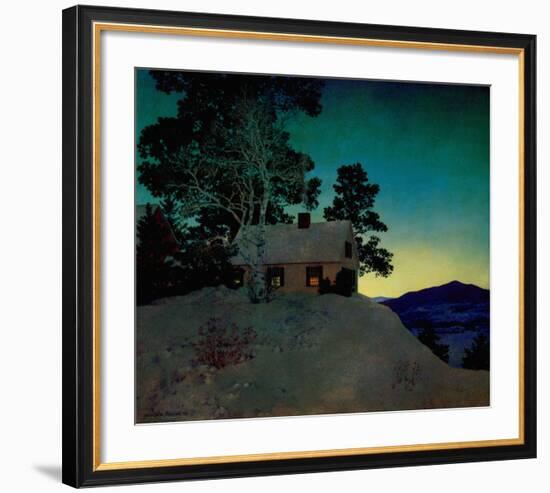 Dusk-Maxfield Parrish-Framed Art Print