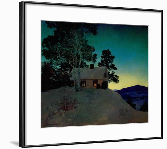 Dusk-Maxfield Parrish-Framed Art Print