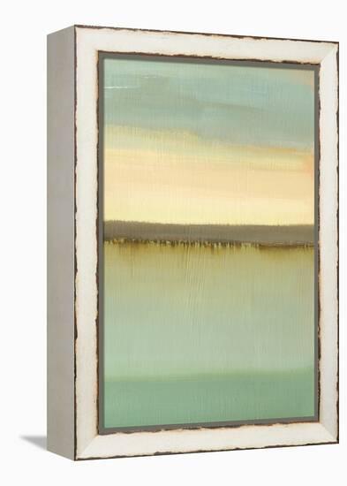 Dusk-Caroline Gold-Framed Stretched Canvas