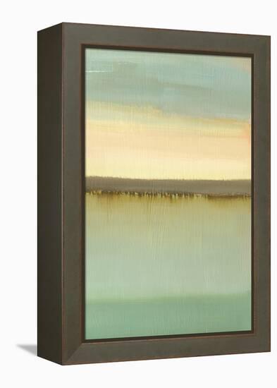 Dusk-Caroline Gold-Framed Stretched Canvas