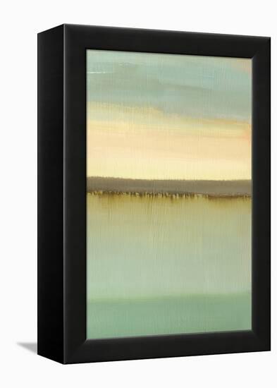 Dusk-Caroline Gold-Framed Stretched Canvas