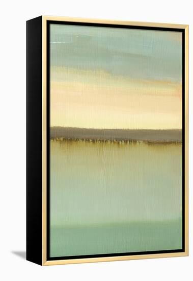 Dusk-Caroline Gold-Framed Stretched Canvas