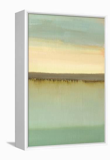 Dusk-Caroline Gold-Framed Stretched Canvas