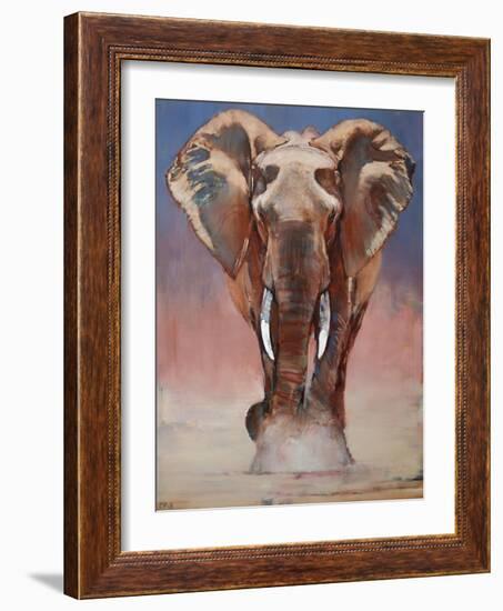 Dust Bath, Loisaba-Mark Adlington-Framed Giclee Print