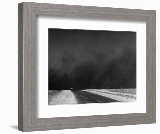 Dust Bowl, 1936-Arthur Rothstein-Framed Photographic Print