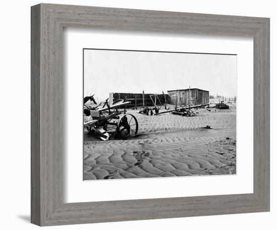 Dust Bowl, C1936-Dorothea Lange-Framed Photographic Print