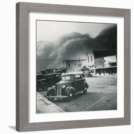 Dust Bowl of the 1930's, Elkhart, Kansas-Science Source-Framed Giclee Print