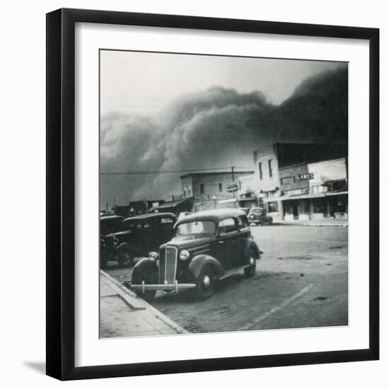 Dust Bowl of the 1930's, Elkhart, Kansas-Science Source-Framed Giclee Print