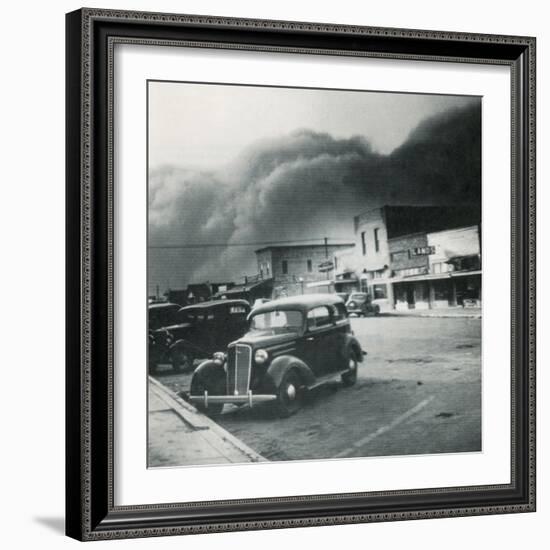 Dust Bowl of the 1930's, Elkhart, Kansas-Science Source-Framed Giclee Print