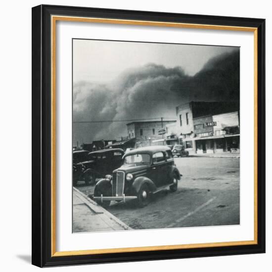 Dust Bowl of the 1930's, Elkhart, Kansas-Science Source-Framed Giclee Print