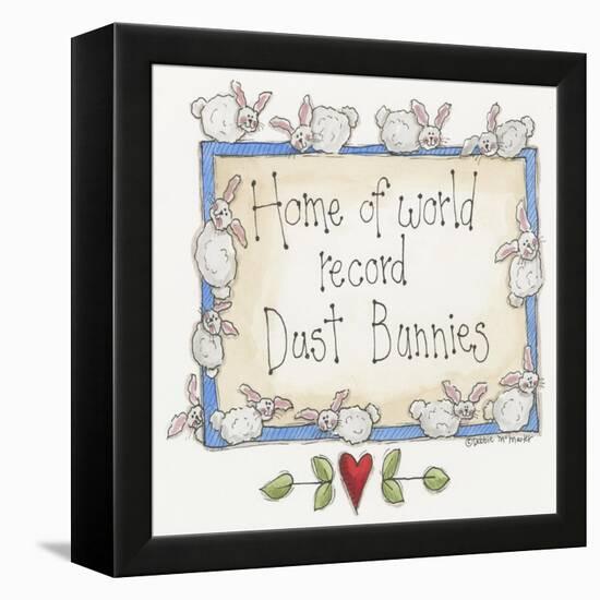 Dust Bunnies-Debbie McMaster-Framed Premier Image Canvas