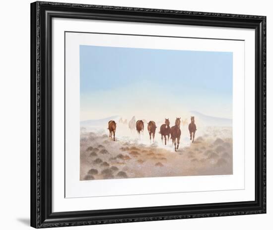 Dust In The Desert-Gwendolyn Branstetter-Framed Limited Edition