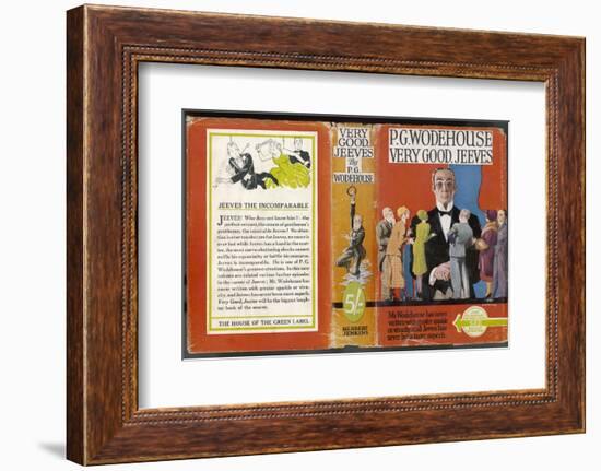 Dust Jacket of Very Good Jeeves-Author: Sir-Framed Photographic Print