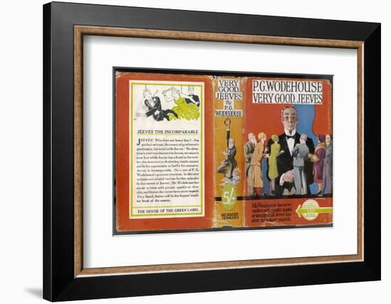 Dust Jacket of Very Good Jeeves-Author: Sir-Framed Photographic Print