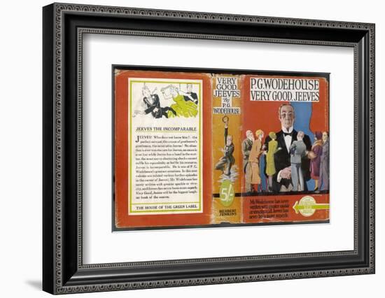 Dust Jacket of Very Good Jeeves-Author: Sir-Framed Photographic Print