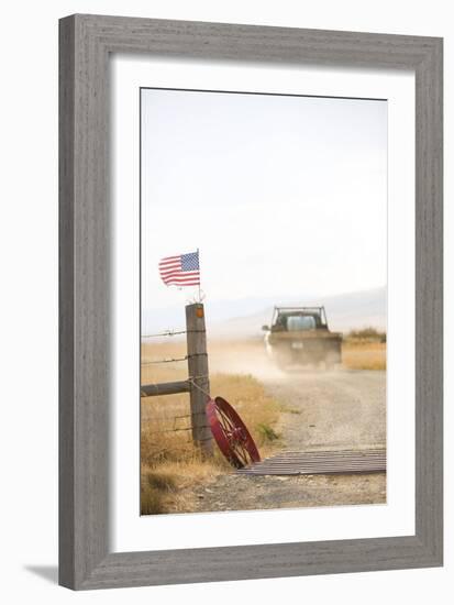 Dust Road USA-Russell Young-Framed Giclee Print