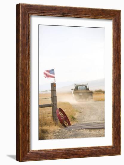 Dust Road USA-Russell Young-Framed Giclee Print