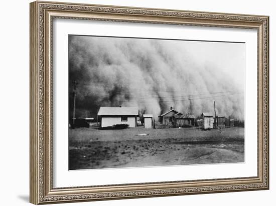 Dust Storm, 1930s-Science Source-Framed Giclee Print