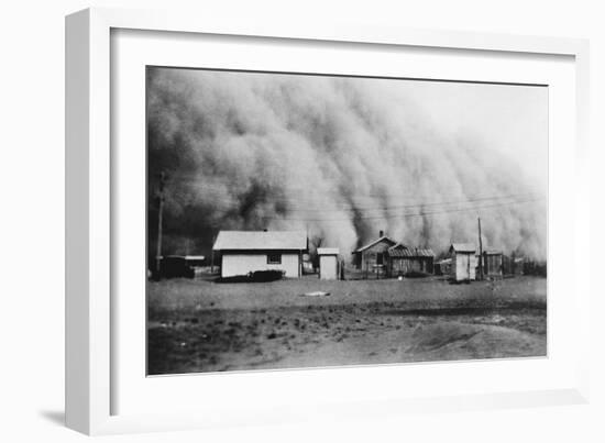 Dust Storm, 1930s-Science Source-Framed Giclee Print