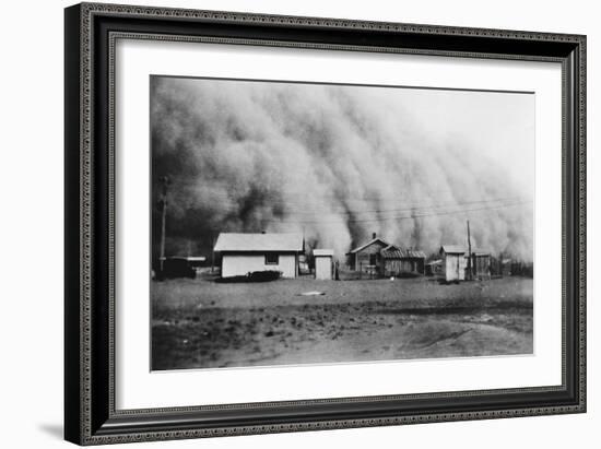 Dust Storm, 1930s-Science Source-Framed Giclee Print