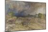 Dust Storm Coming On, Near Jaipur Rajputana, 1863-William 'Crimea' Simpson-Mounted Giclee Print