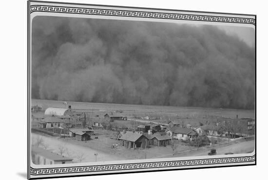 Dust Storm in Rolla, Kansas-null-Mounted Premium Photographic Print