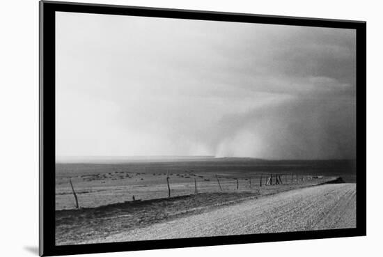 Dust Storm near Mills, New Mexico-Dorothea Lange-Mounted Art Print