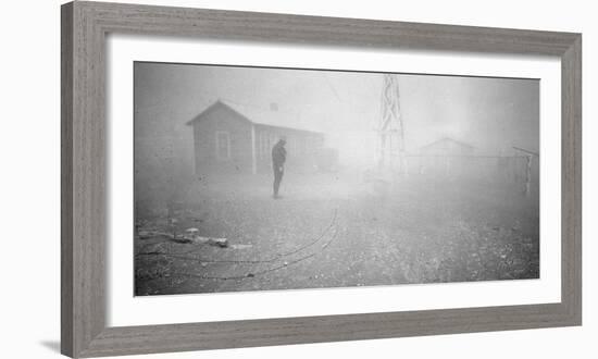 Dust storm New Mexico, 1935-Dorothea Lange-Framed Photographic Print