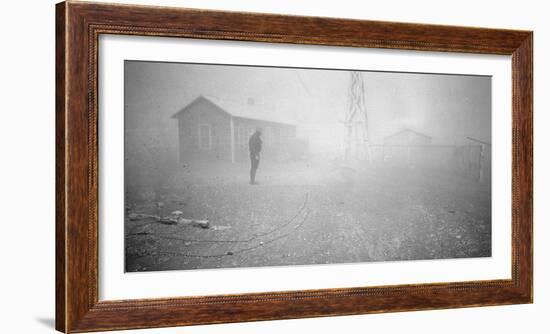 Dust storm New Mexico, 1935-Dorothea Lange-Framed Photographic Print