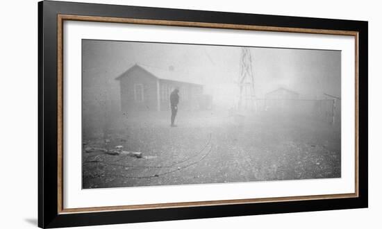 Dust storm New Mexico, 1935-Dorothea Lange-Framed Photographic Print