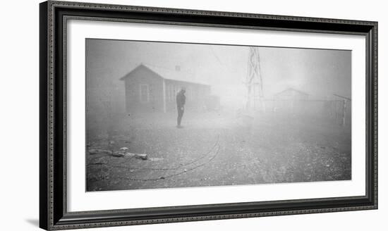 Dust storm New Mexico, 1935-Dorothea Lange-Framed Photographic Print