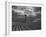 Dust Storm Rising over Farmer Walking Across His Plowed Field-Margaret Bourke-White-Framed Photographic Print