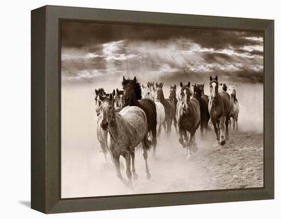 Dust & Thunder, Rothbury, Michigan '07-Monte Nagler-Framed Premier Image Canvas