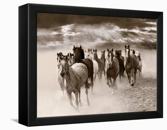 Dust & Thunder, Rothbury, Michigan '07-Monte Nagler-Framed Premier Image Canvas